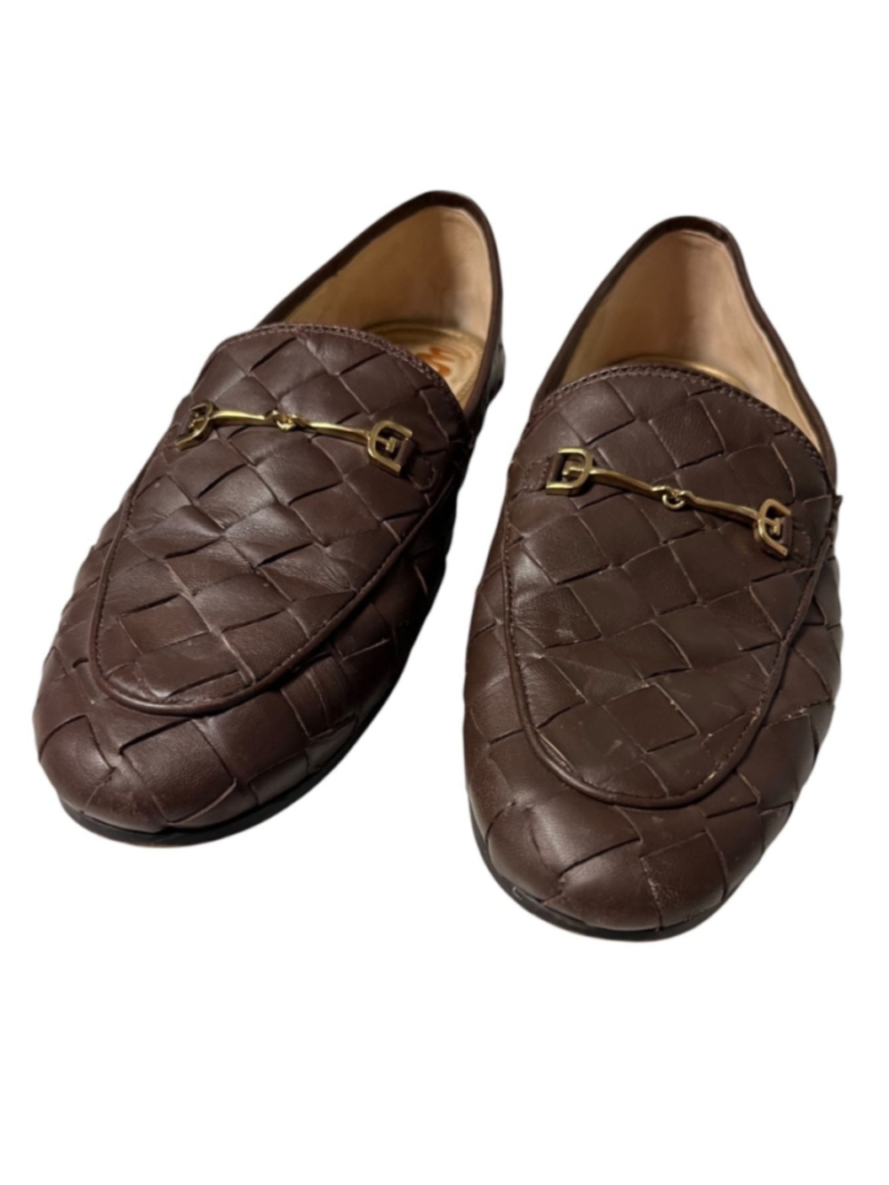 Sam Edelman Loraine Woven Bit Leather Loafers 10.5 - Picture 2 of 6